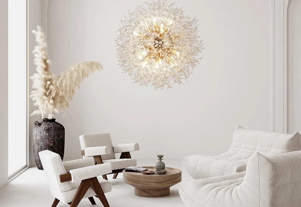 hanging globe chandelier