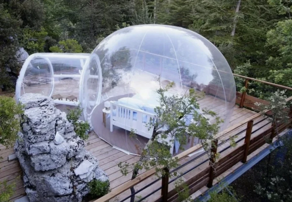 transparent igloo tent